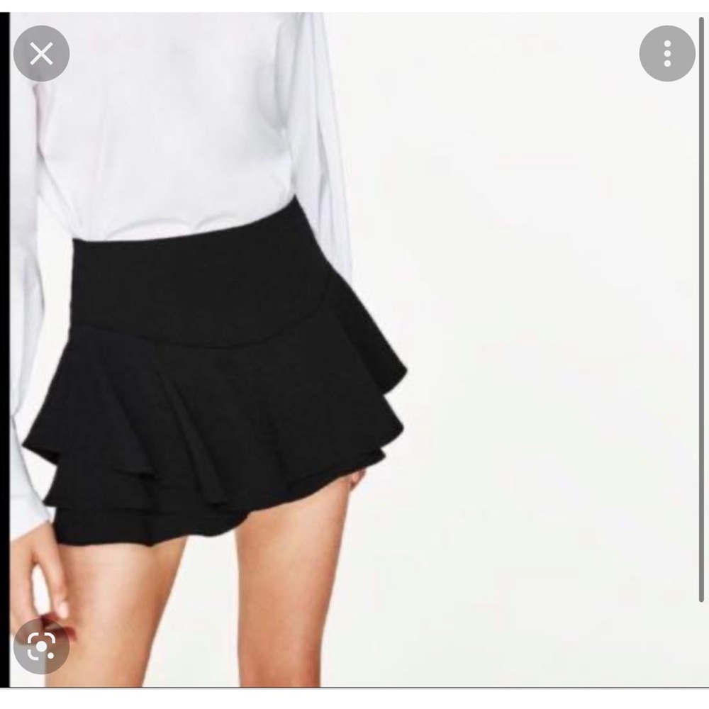 ZARA black skort